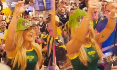 Virginia invade clima da Copa nos EUA e detalhe do