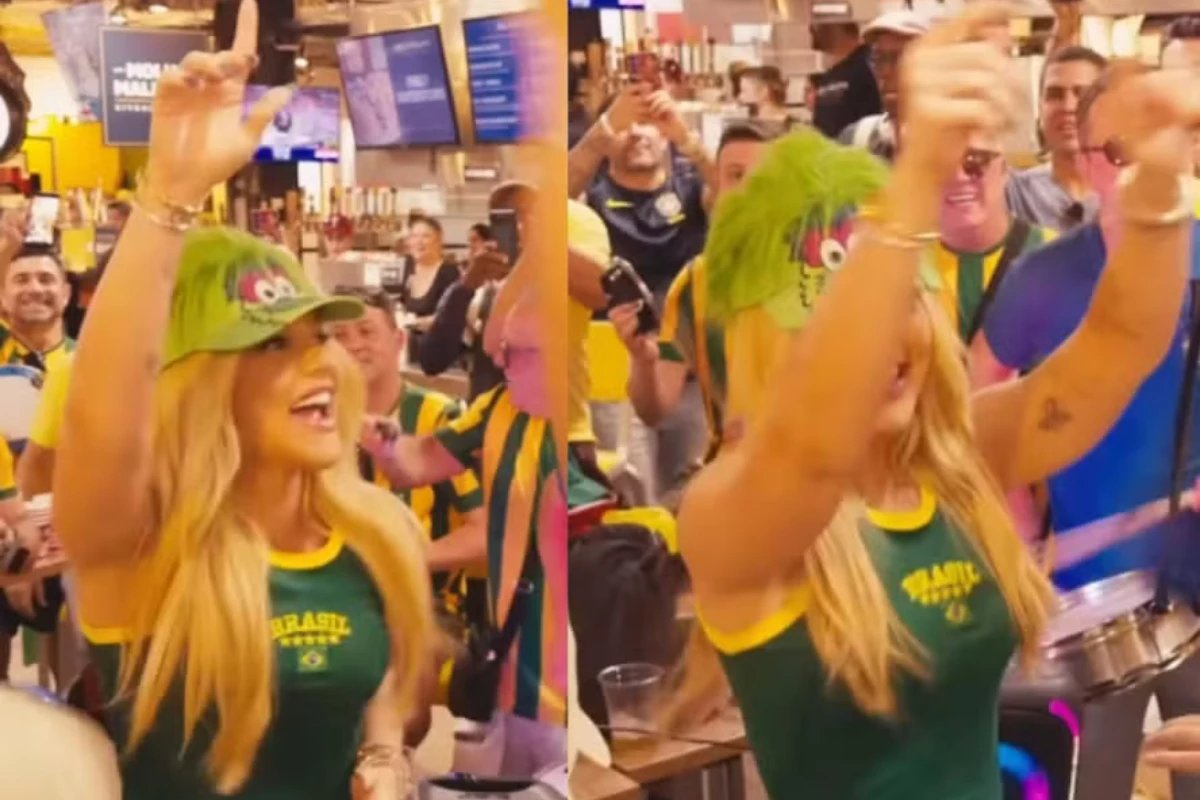 Virginia invade clima da Copa nos EUA e detalhe do