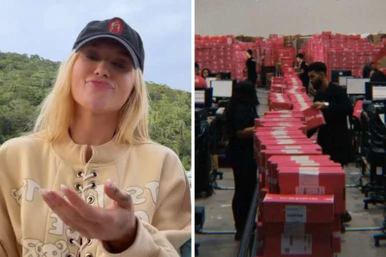 Virginia posta video de fabrica da We Pink apos.webp