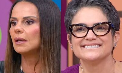 Viviane Araujo fala sobre tema polemica e Sandra Annenberg nao