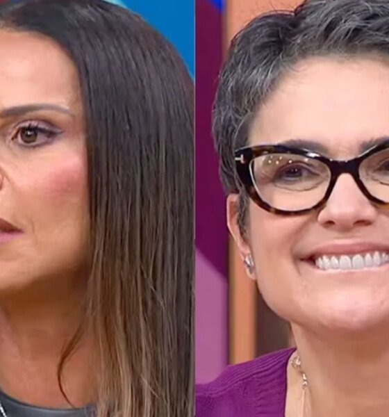 Viviane Araujo fala sobre tema polemica e Sandra Annenberg nao