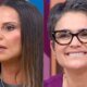 Viviane Araujo fala sobre tema polemica e Sandra Annenberg nao