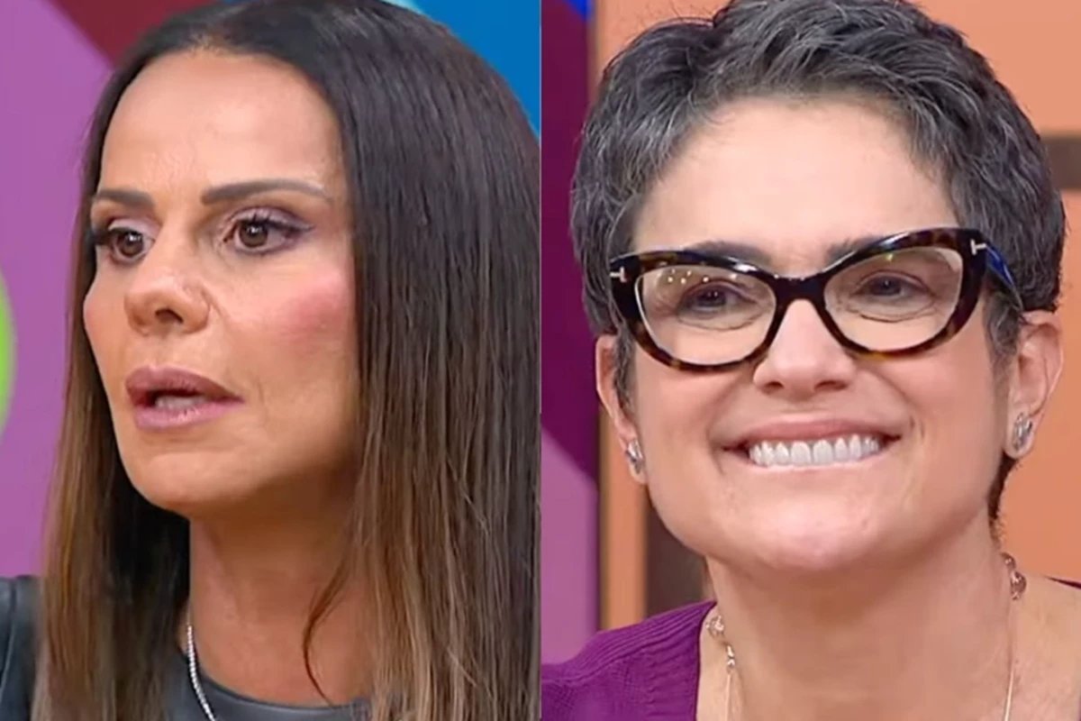 Viviane Araujo fala sobre tema polemica e Sandra Annenberg nao