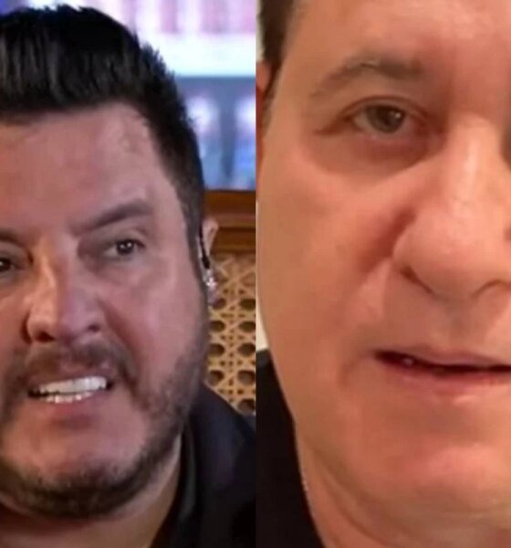 ‘Sou meio gay Bruno nao acredita ao ver Marrone se