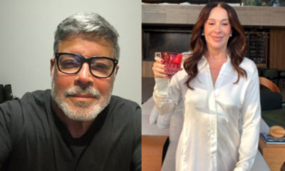 Alexandre Frota e chamado de gostosao por Claudia Raia e