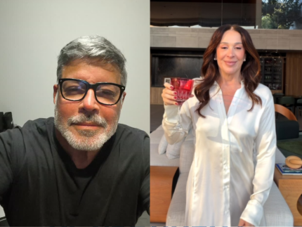 Alexandre Frota e chamado de gostosao por Claudia Raia e