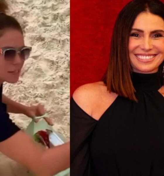 Aos 50 anos Giovanna Antonelli e vista catando lixo na