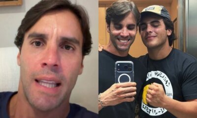 Apos especulacoes maldosas sobre o filho repercutirem ex marido de Ivete