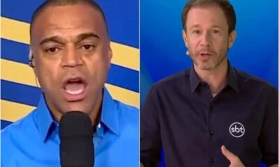 Apos ocorrido Tiago Leifert se manifesta ao vivo sobre Denilson