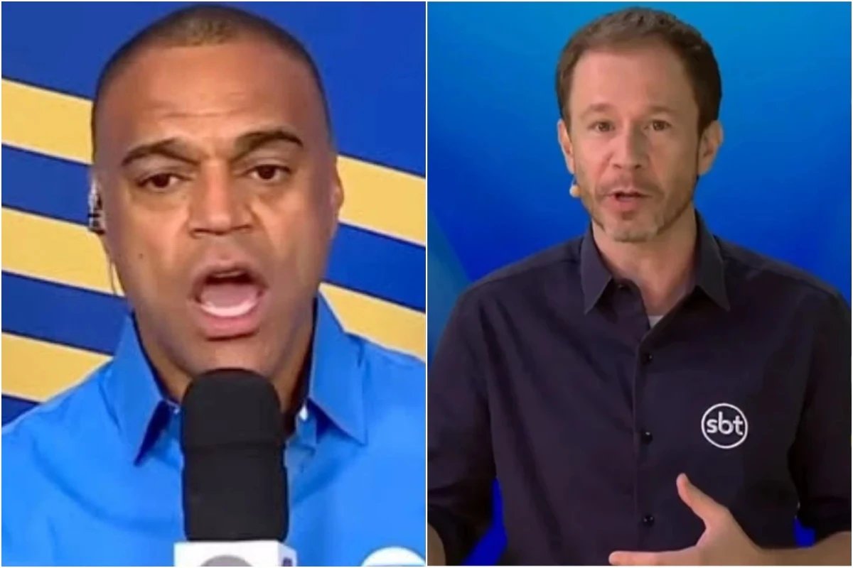 Apos ocorrido Tiago Leifert se manifesta ao vivo sobre Denilson