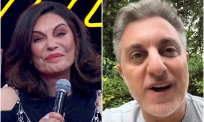 Apos ocorrido no Domingao Marcia Goldschmidt chora e Luciano Huck