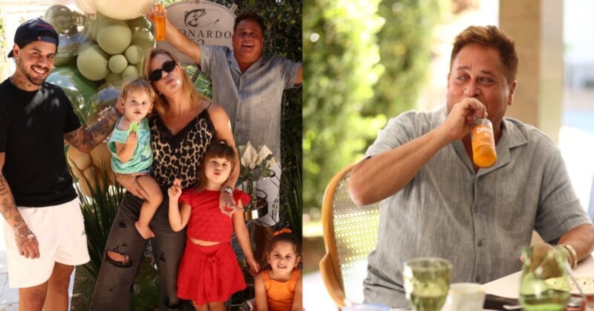 Ausencia de parte da familia no aniversario de Leonardo chama