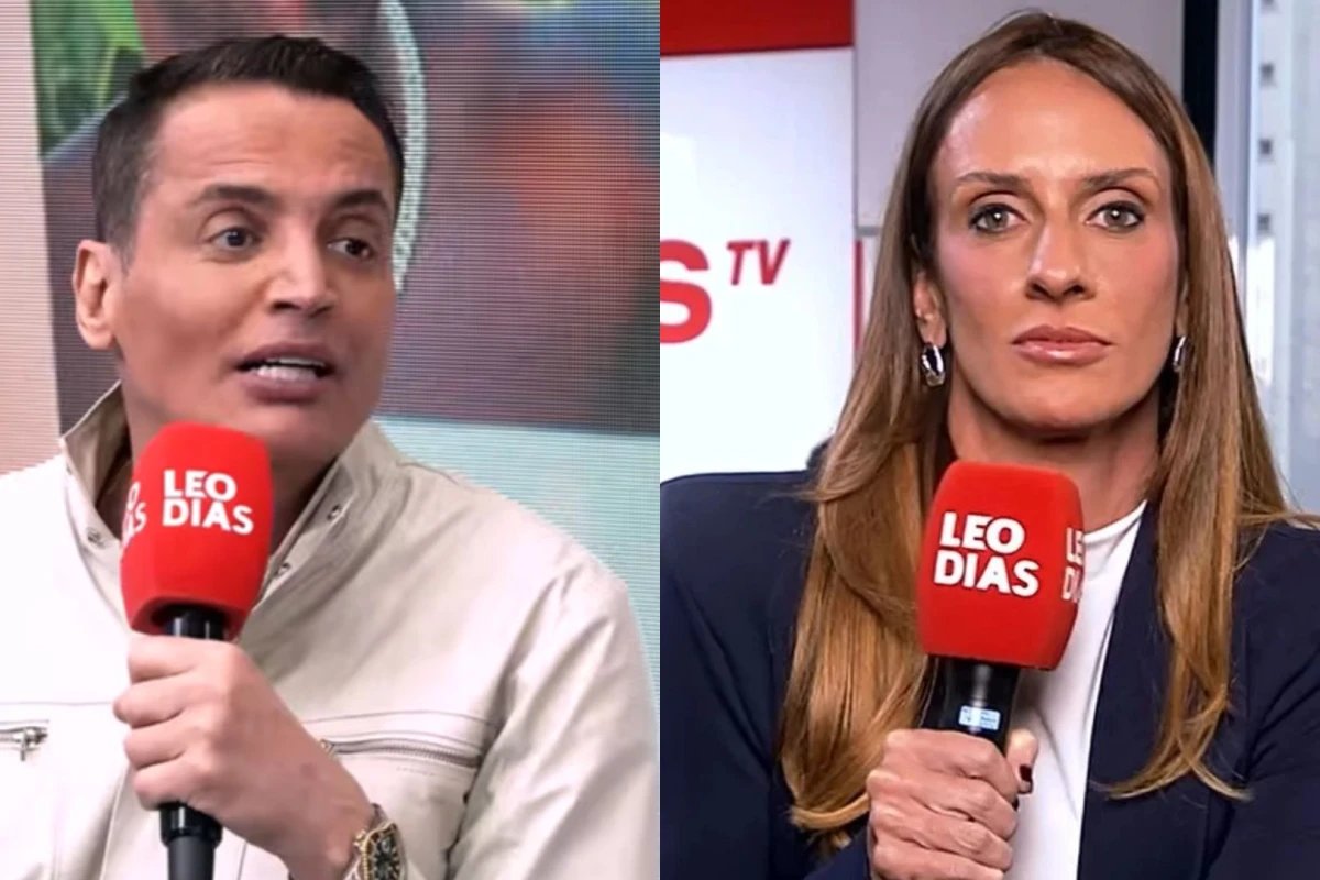 Bate boca ao vivo Leo Dias acusa reporter de favorecer Virginia