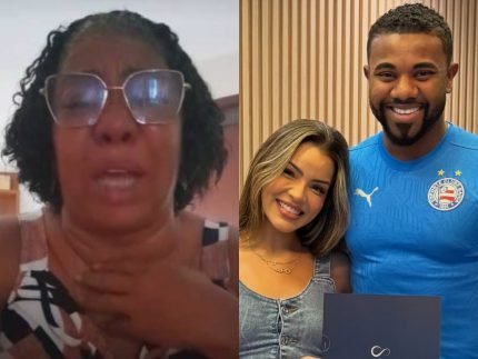 Climao em familia Mae de Davi Brito cai aos prantos