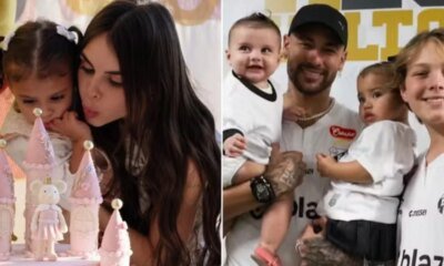 Davi Lucca marca presenca na festa de Helena e gesto