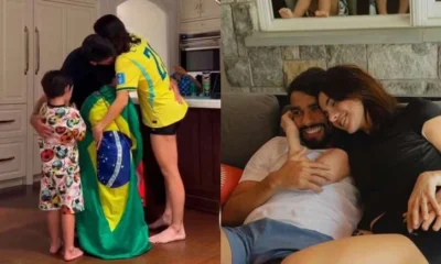 Duda Fournier mostra Lucas Paqueta sendo consolado pelos filhos.webp