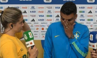 Eliminacao do Brasil na Copa Casemiro nao segura as lagrimas