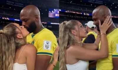Esposa de Igor Thiago descreve bastidores ao lado das outras