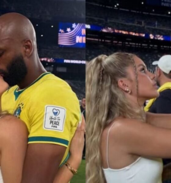 Esposa de Igor Thiago descreve bastidores ao lado das outras