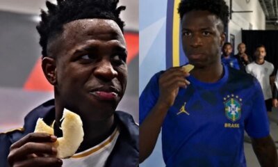 Este e o motivo de Vini Jr comer abacaxi momentos