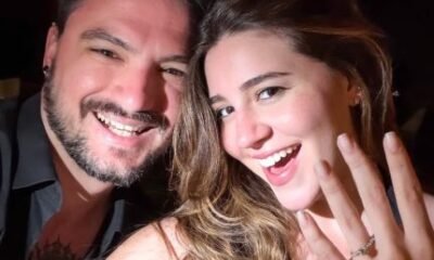 Felipe Neto anuncia noivado com Juliane Carvalho e entrega detalhe