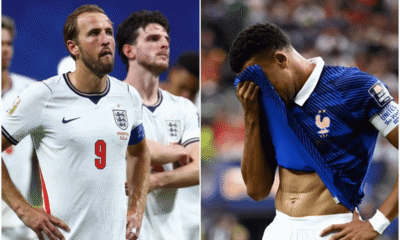 Franca e Inglaterra entram em campo neste sabado 18 em
