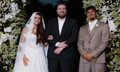 Gabriel Medina anuncia que sera pai durante casamento