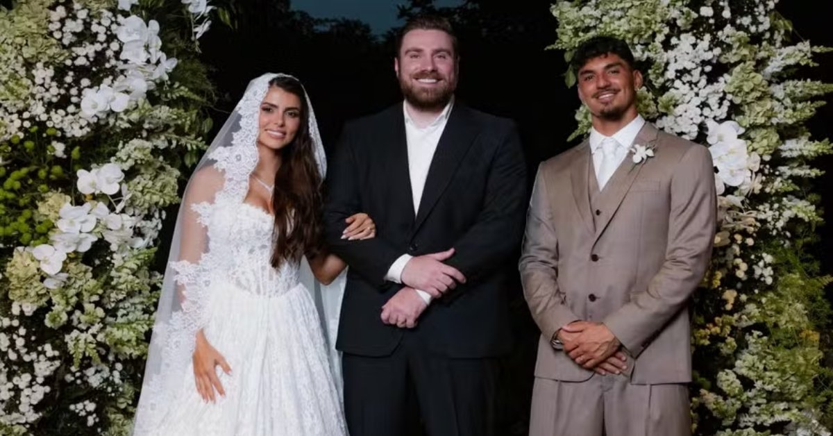 Gabriel Medina anuncia que sera pai durante casamento