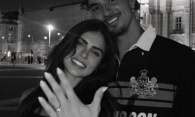 Gabriel Medina e Isabella Arantes anunciam noivado Eu disse sim