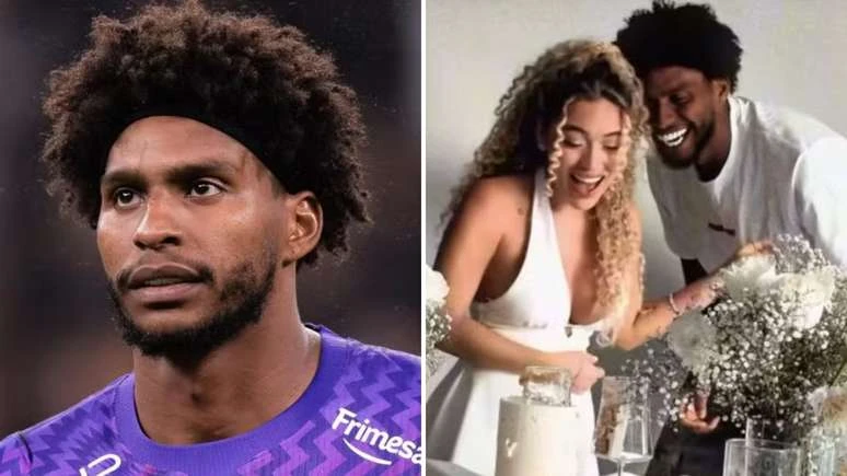 Goleiro Hugo Souza anuncia gravidez com a ex noiva apos.webp