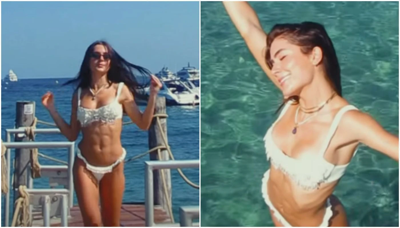 Jade Picon posa de biquini em paraiso na Italia.webp