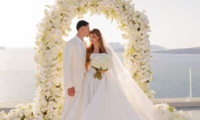 Jogador da Selecao Gabriel Martinelli oficializa uniao com Isabella Rousso