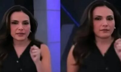 Jornalista Marcia Dantas chora e abandona programa ao vivo