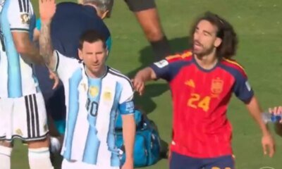Leitura labial revela o que Messi disse sobre Cucurella na