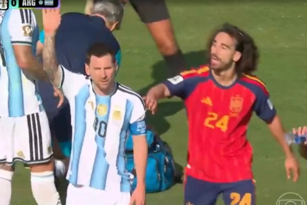 Leitura labial revela o que Messi disse sobre Cucurella na