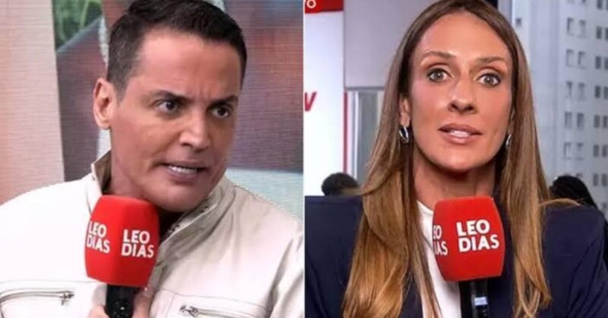 Leo Dias quebra silencio apos bate boca ao vivo com reporter