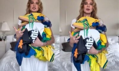 Luciana Gimenez relata drama com roupas verde e amarelo apos