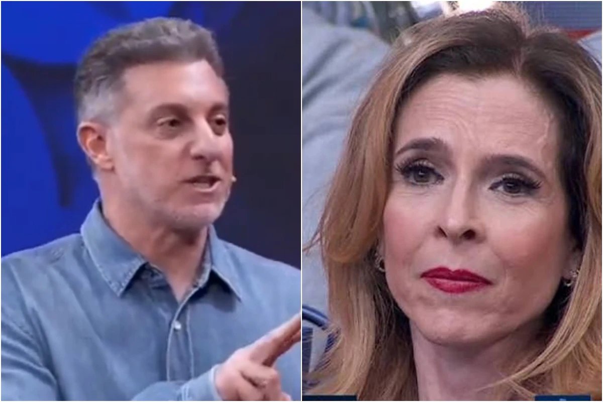Luciano Huck toma resposta na lata de Deborah Evelyn e