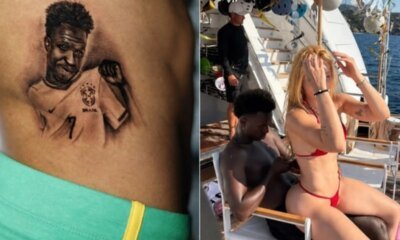 Modelo que tatuou Vini Jr revela ataques apos registro do