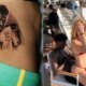 Modelo que tatuou Vini Jr revela ataques apos registro do