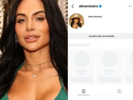 Perfil de Aline Mineiro sai do ar apos repercussao de