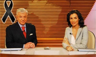 Renata Vasconcellos presta homenagem a Renato Machado que morreu aos