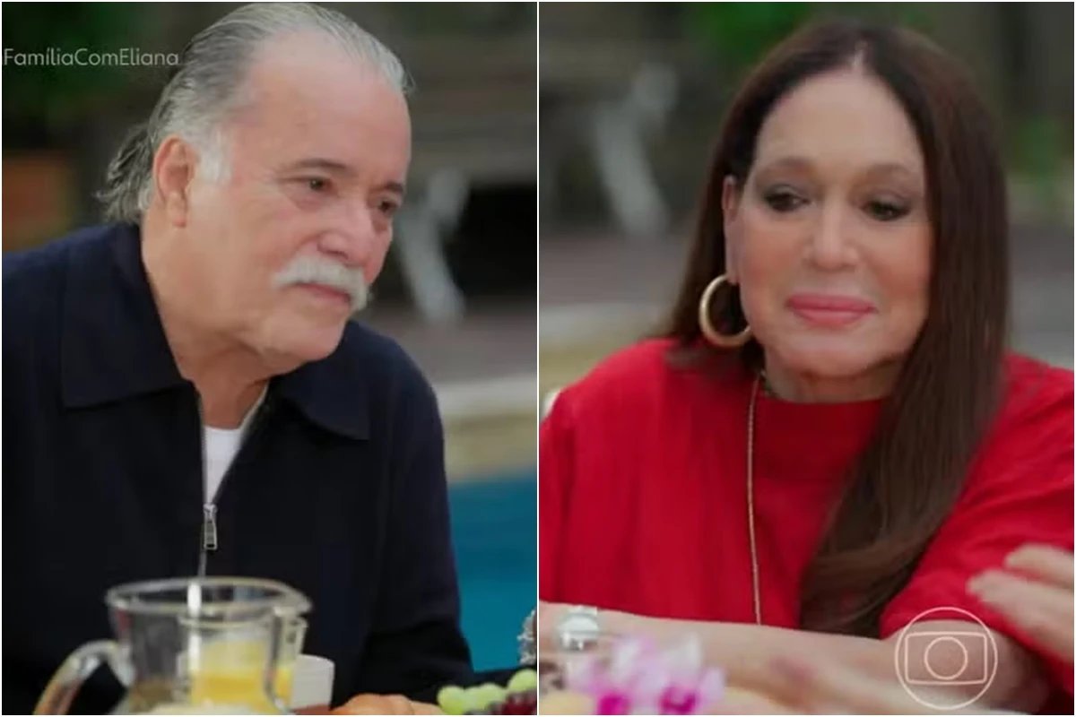 Sem saber que Tony Ramos surgiria cara a cara Susana