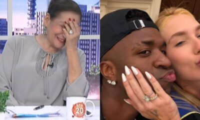 Sonia Abrao fica sem reacao ao vivo durante conversa sobre