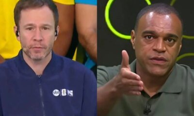 Tiago Leifert perde a paciencia com Denilson ao vivo e