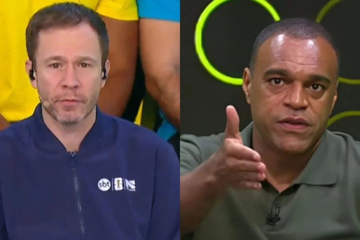 Tiago Leifert perde a paciencia com Denilson ao vivo e