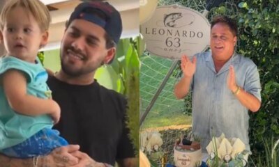 Video de Leonardo com o neto viraliza e atitude do