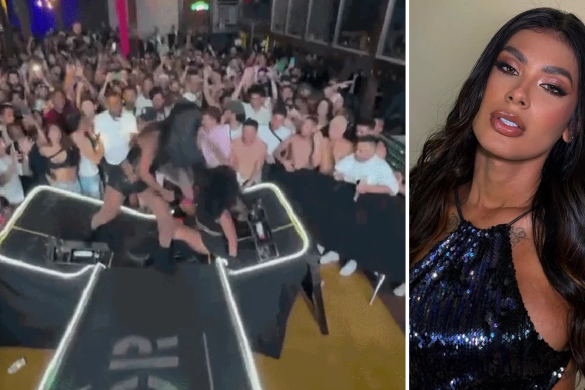 Video palco desaba durante show de Pocah e bailarinas sofrem
