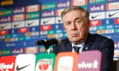 Carlo Ancelotti Crédito: Rafael Ribeiro/CBF