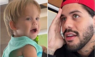 Ze Felipe pede desculpas apos video polemico com o filho